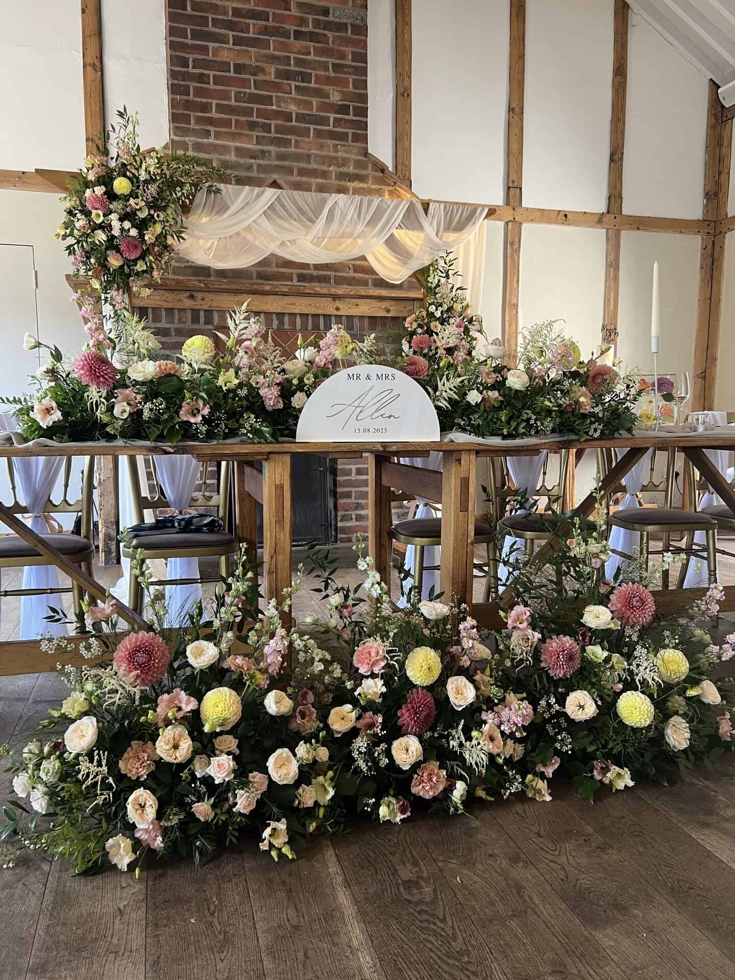 Bespoke floral arrangements