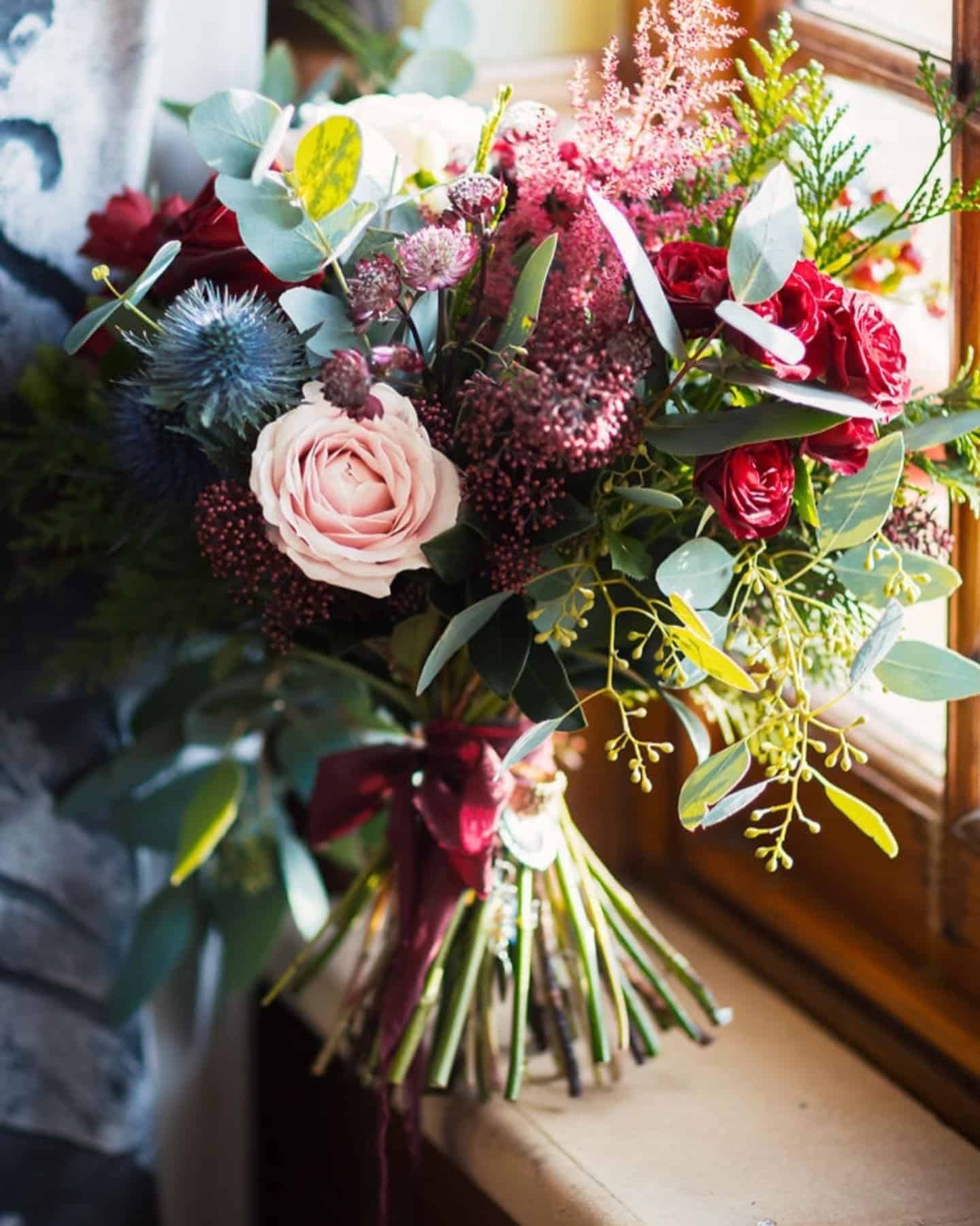 Winter wedding flowers