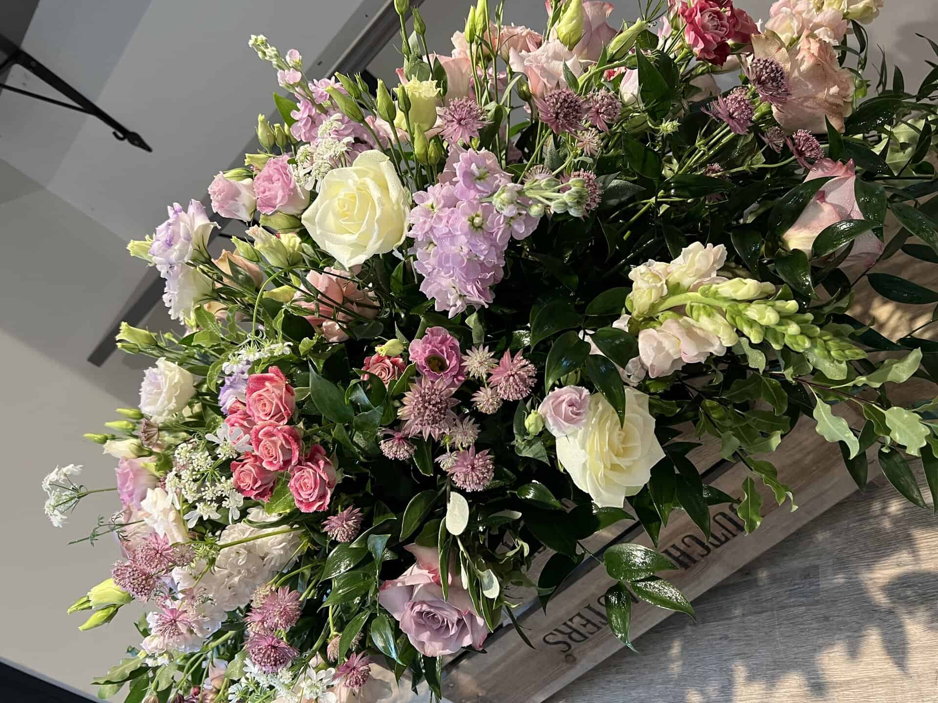 Casket sprays and wreaths