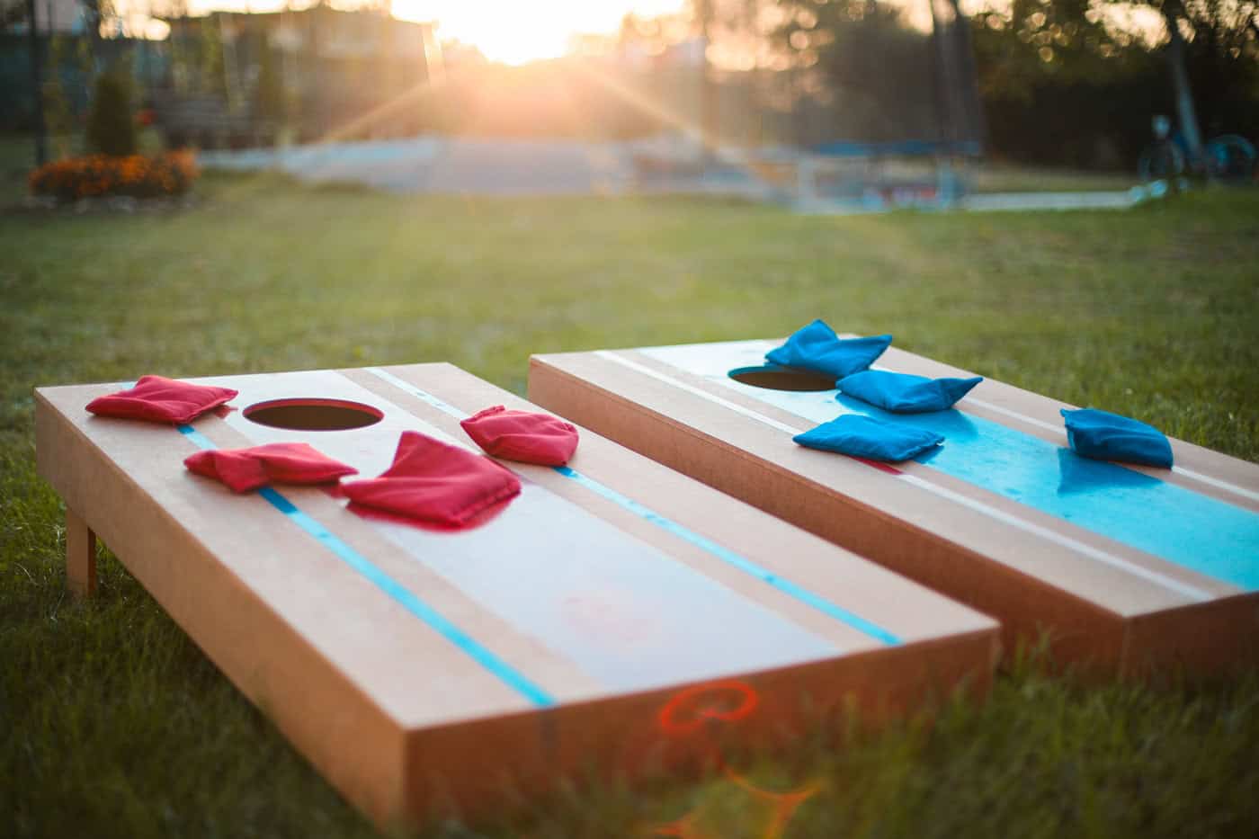 Garden games and sweet tables