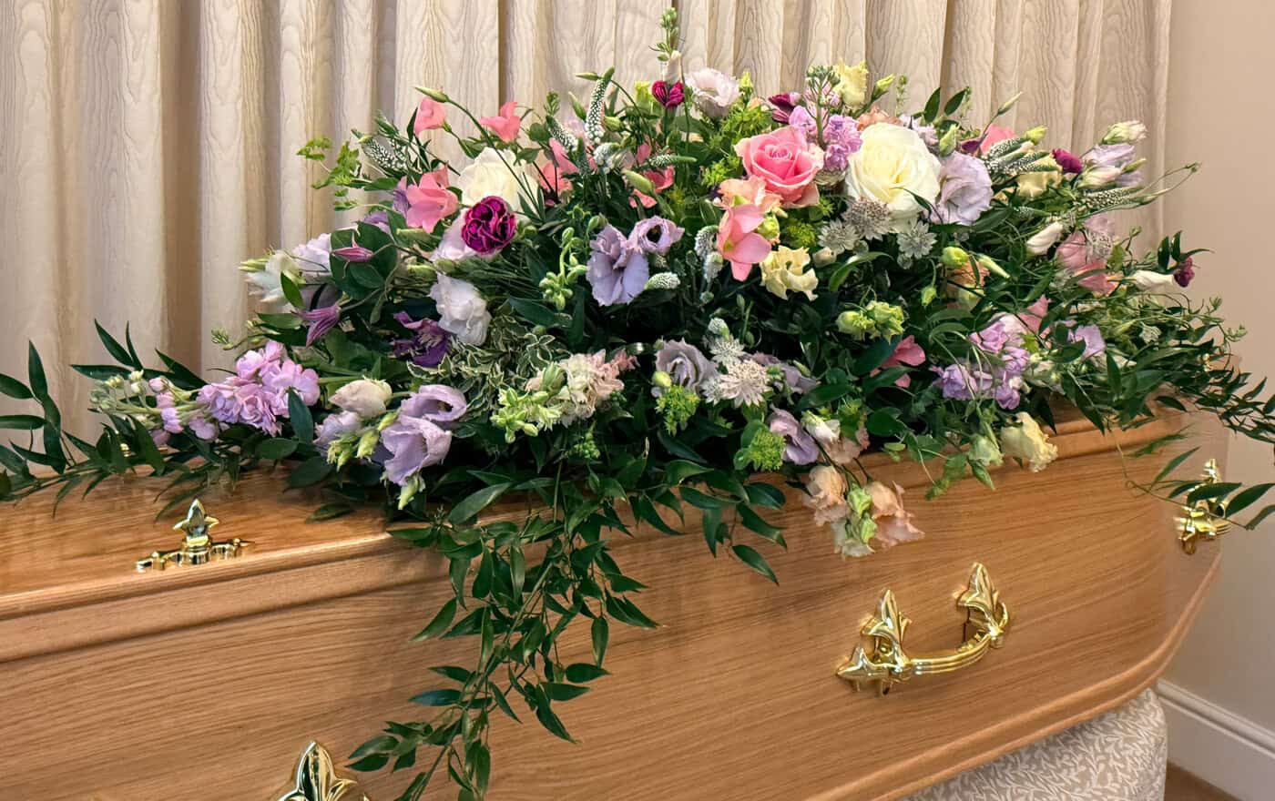 Casket sprays and wreaths